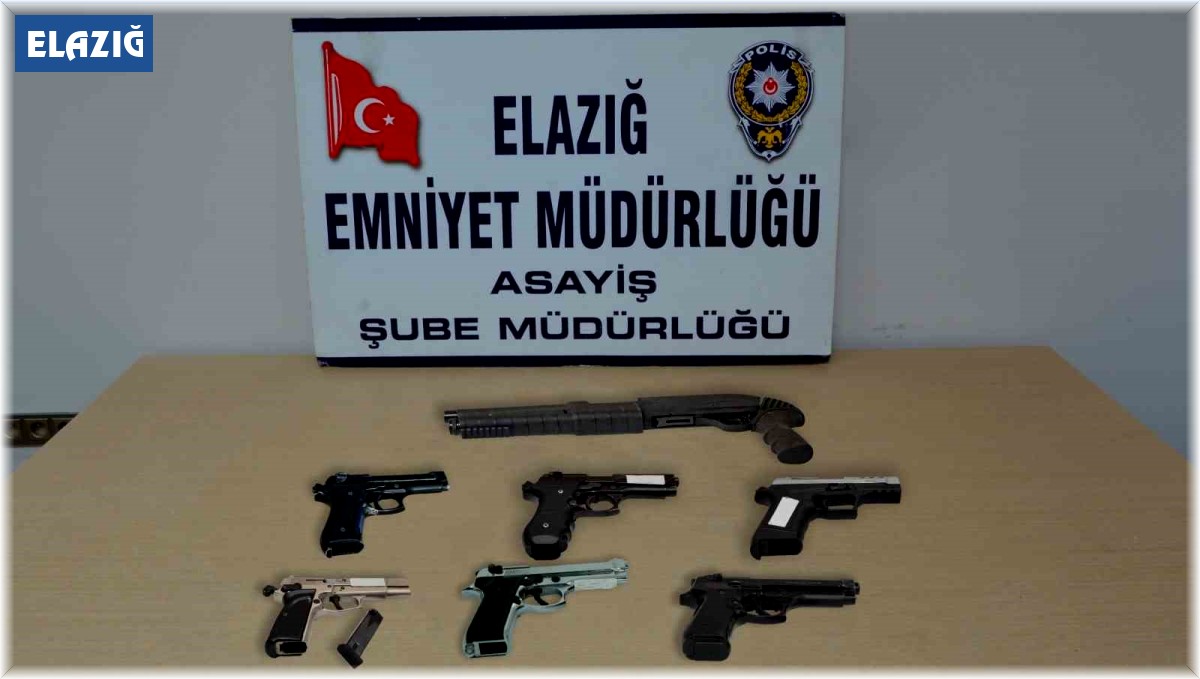 Elazığ'da asayiş ve şok uygulamaları: 35 kişi tutuklandı