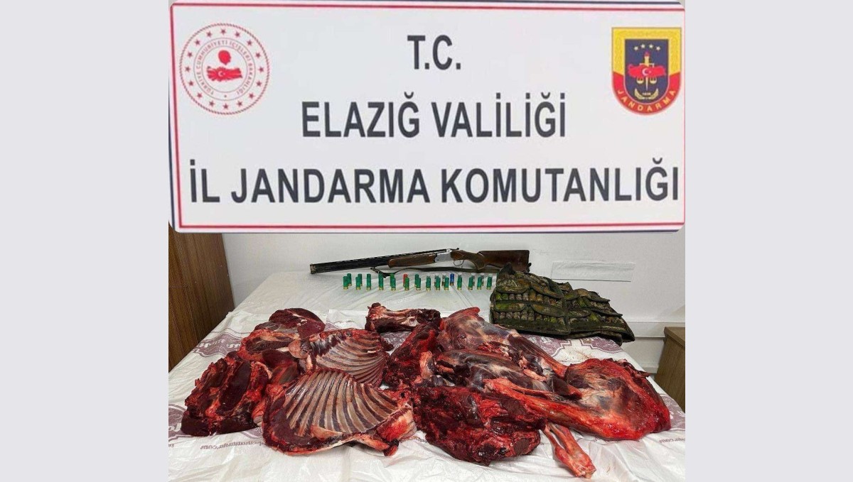 Elazığ'da dağ keçisini avlayan şahsa 650 bin lira ceza kesildi