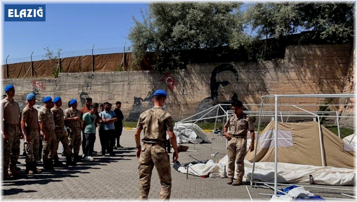 Elazığ'da jandarma personeline acil durum eğitimi