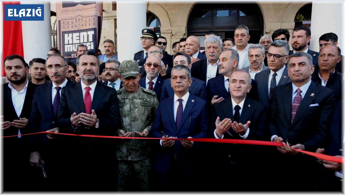 Elazığ'da 'Kent Müzesi' kapılarını ziyaretçilerine açtı