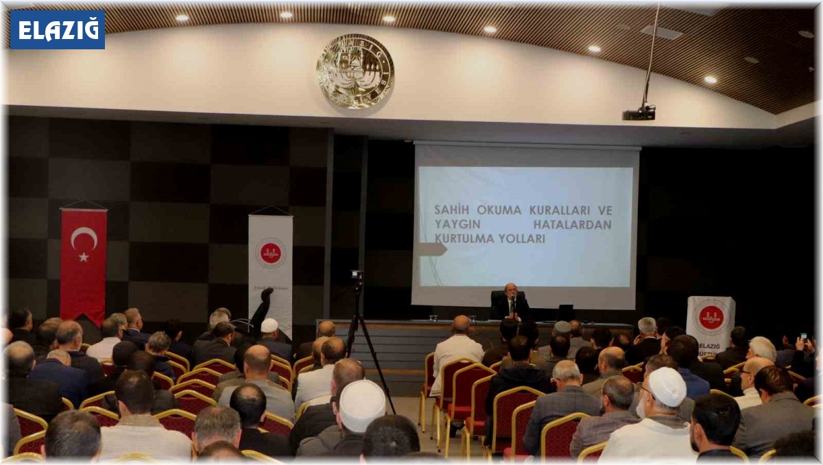 Elazığ'da müftülük personeline seminer