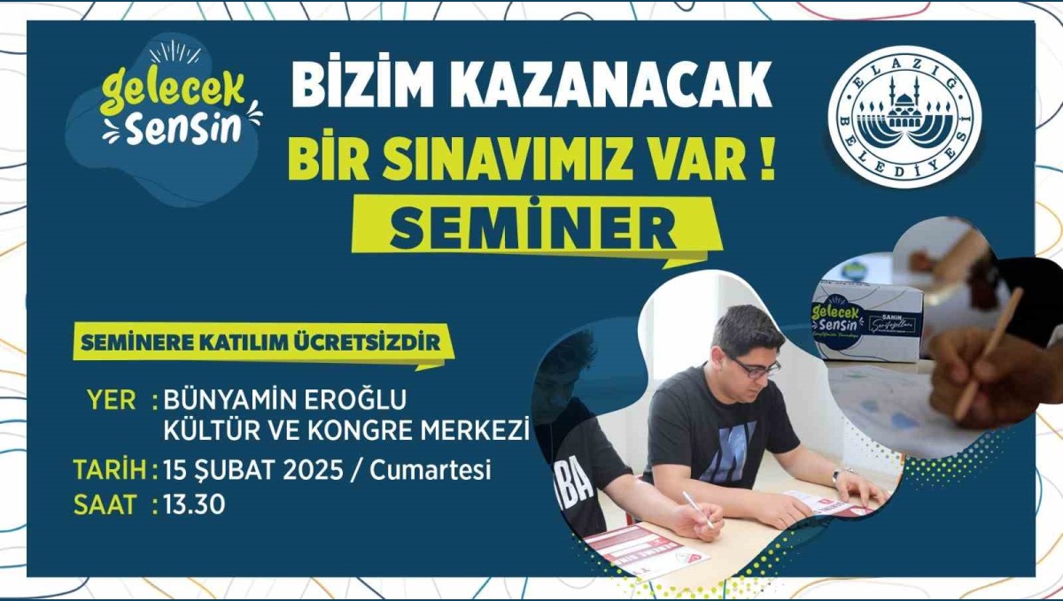 Elazığ'da öğrencilere yönelik ücretsiz seminer