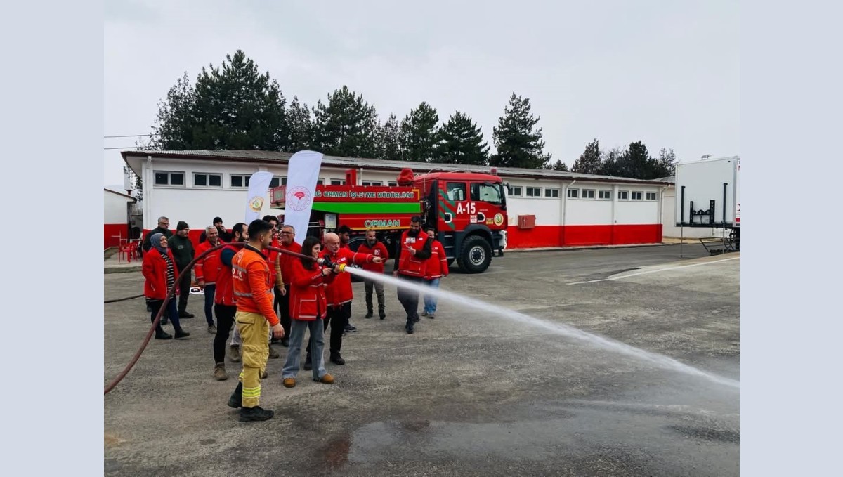 Elazığ'da orman yangınlarına müdahale eğitimi