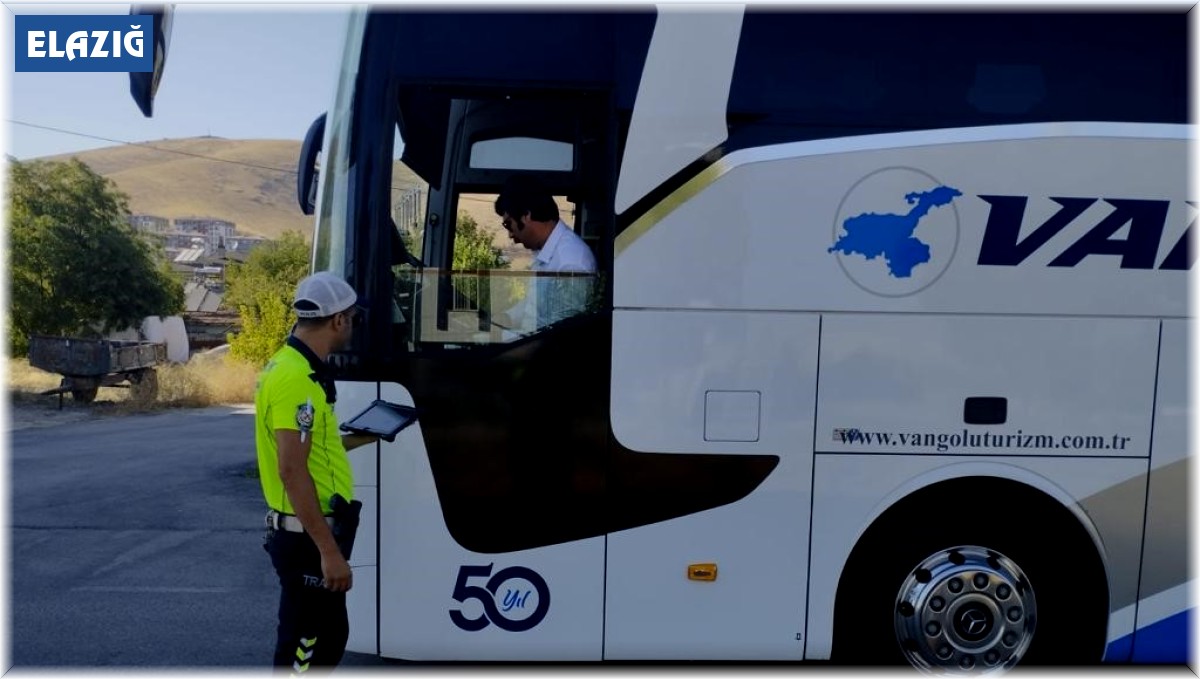 Elazığ'da otobüs şoförleri bilgilendirildi