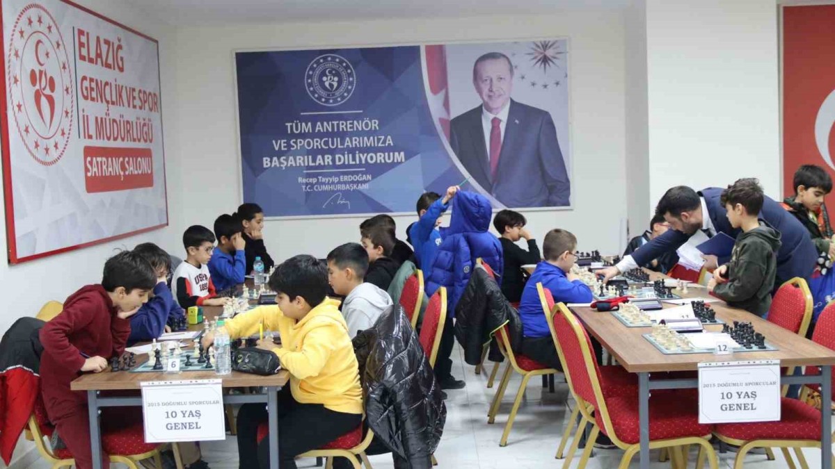 Elazığ'da satranç müsabakaları sona erdi