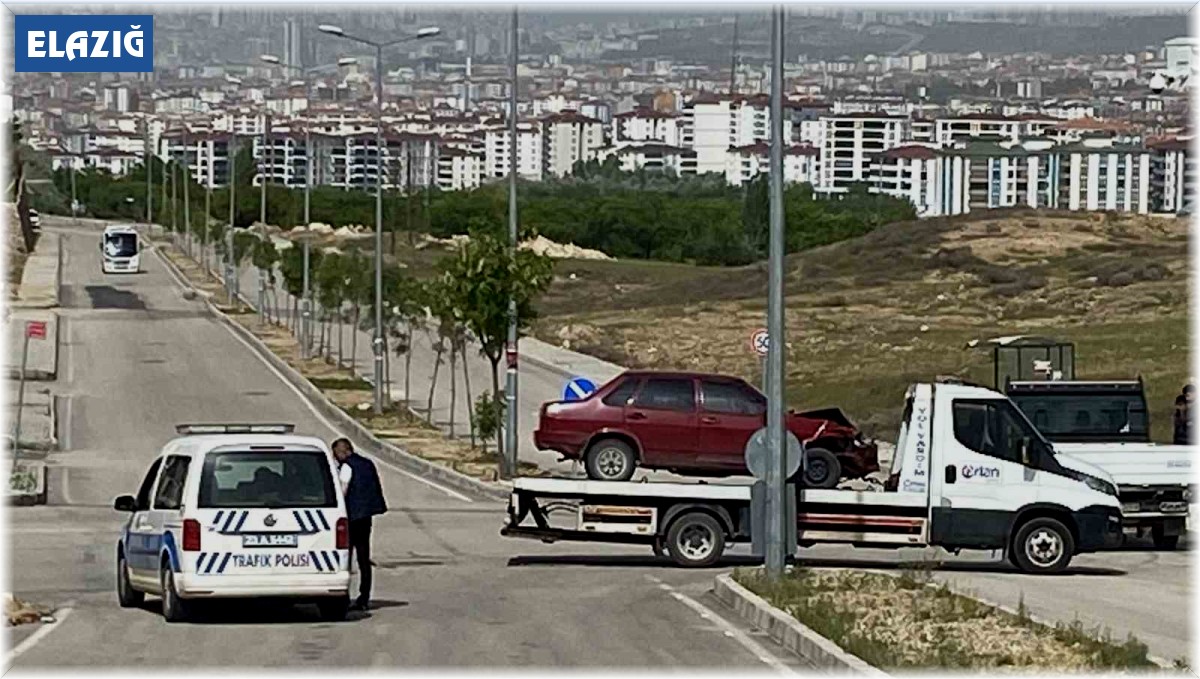 Elazığ'da trafik kazası: 1 yaralı