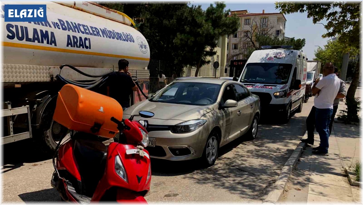 Elazığ'da trafik kazası: 1 yaralı