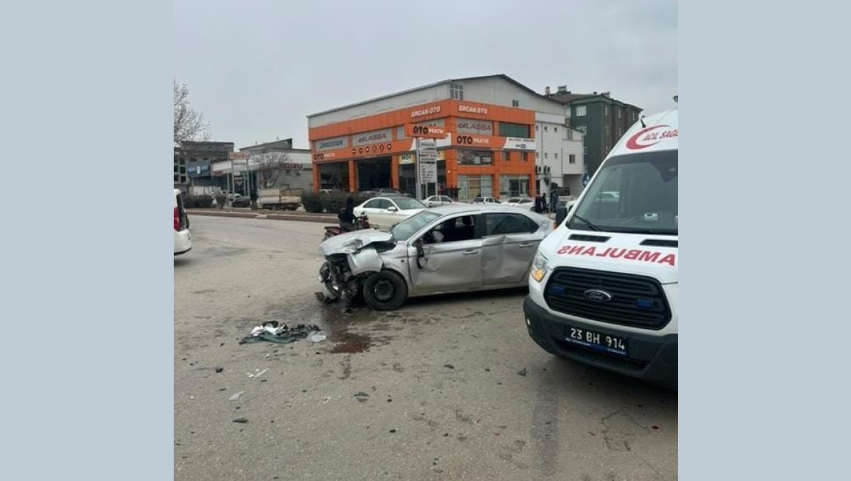 Elazığ'da trafik kazası: 1 yaralı