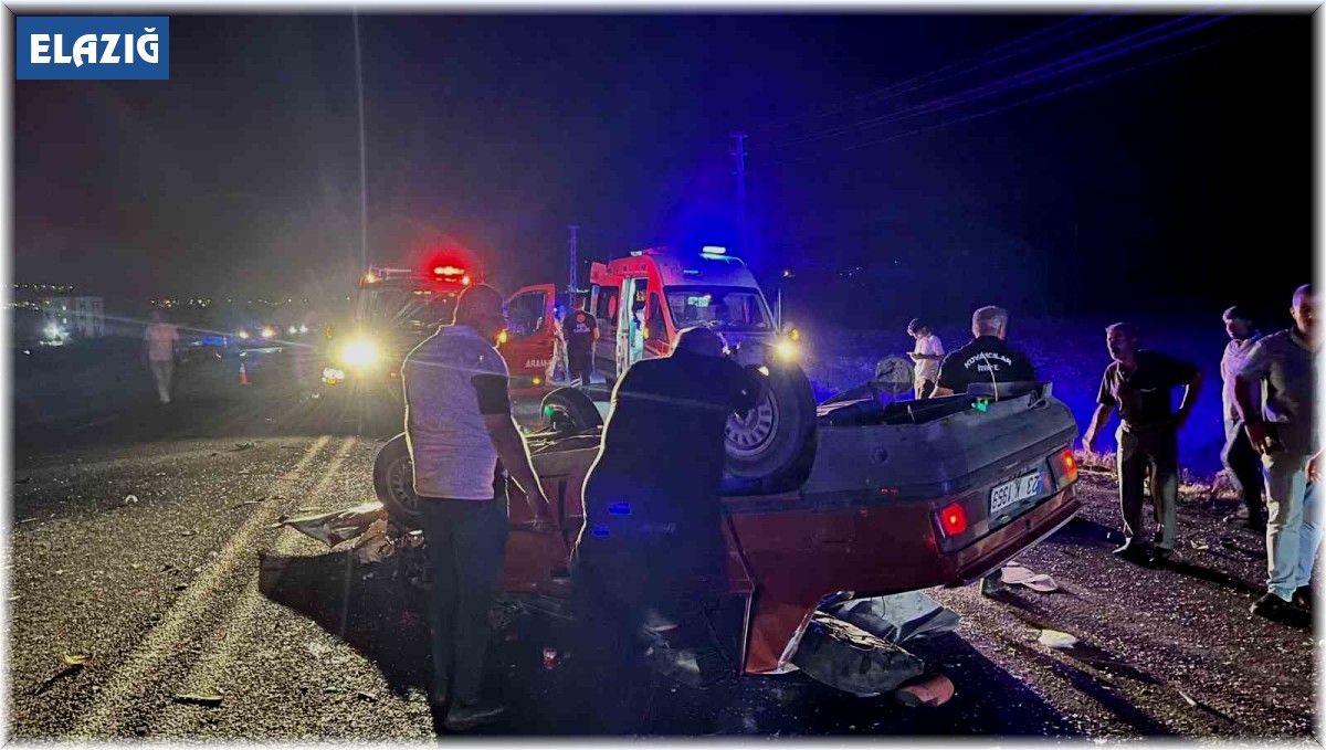 Elazığ'da trafik kazası: 5 yaralı