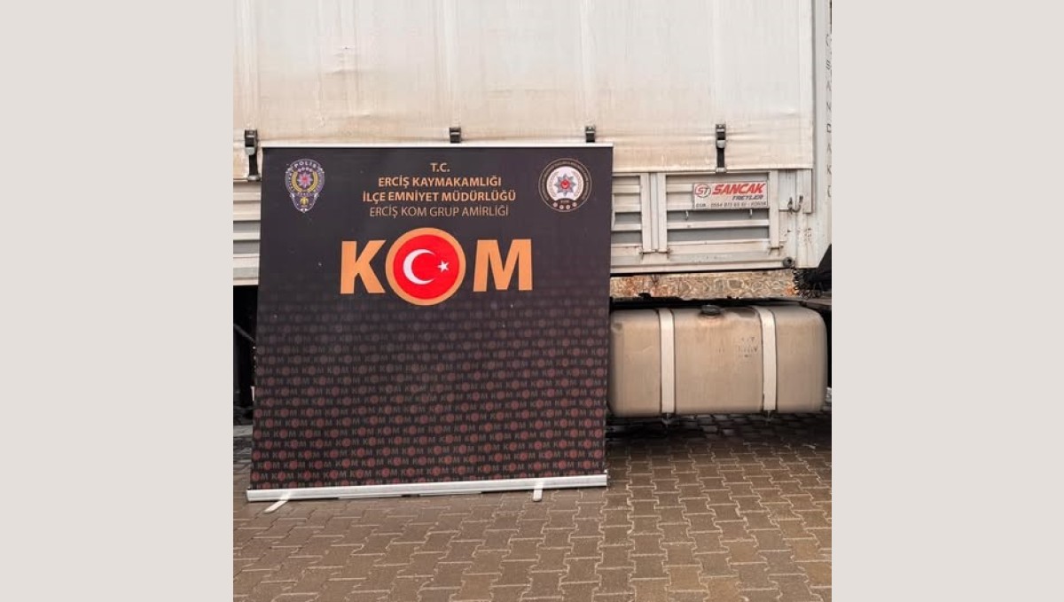 Erciş'te 844 litre kaçak akaryakıt yakalandı