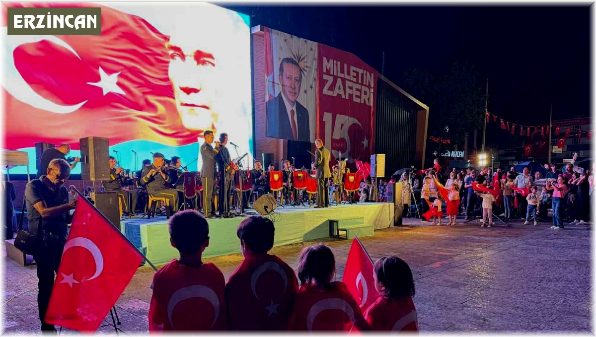 Erzincan'da 15 Temmuz Demokrasi ve Milli Birlik Günü dolayısıyla etkinlikler yapıldı