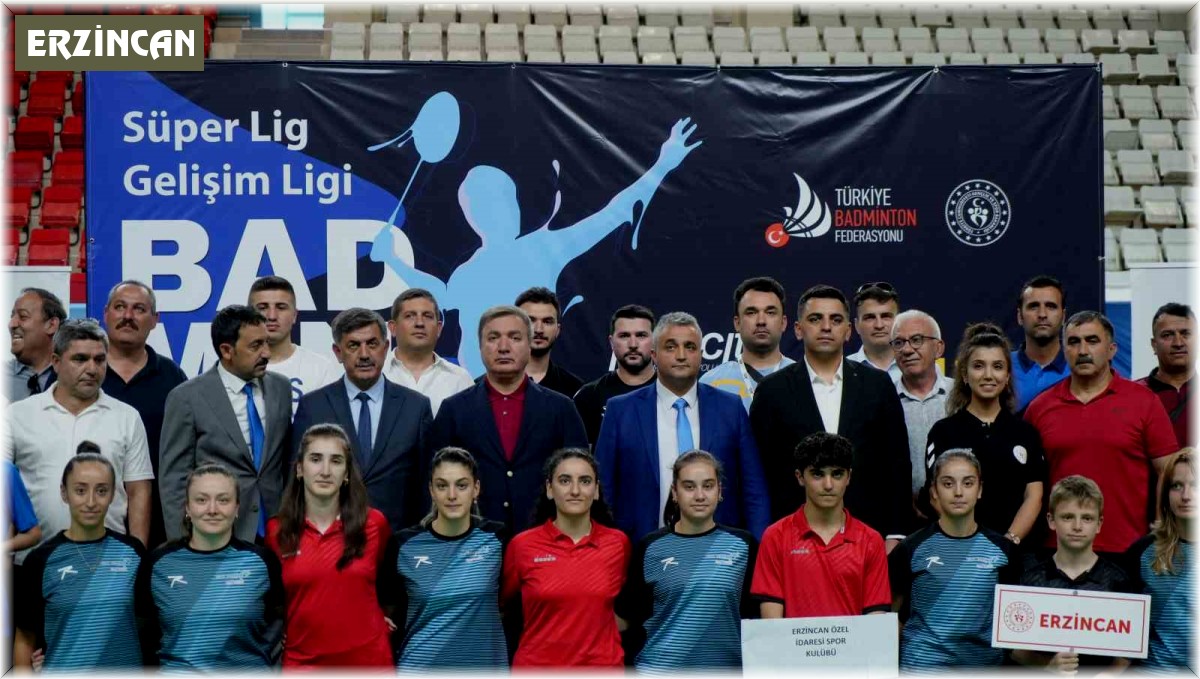 Erzincan'da Badminton Süper Ligi ve Gelişim Ligi müsabakaları başladı