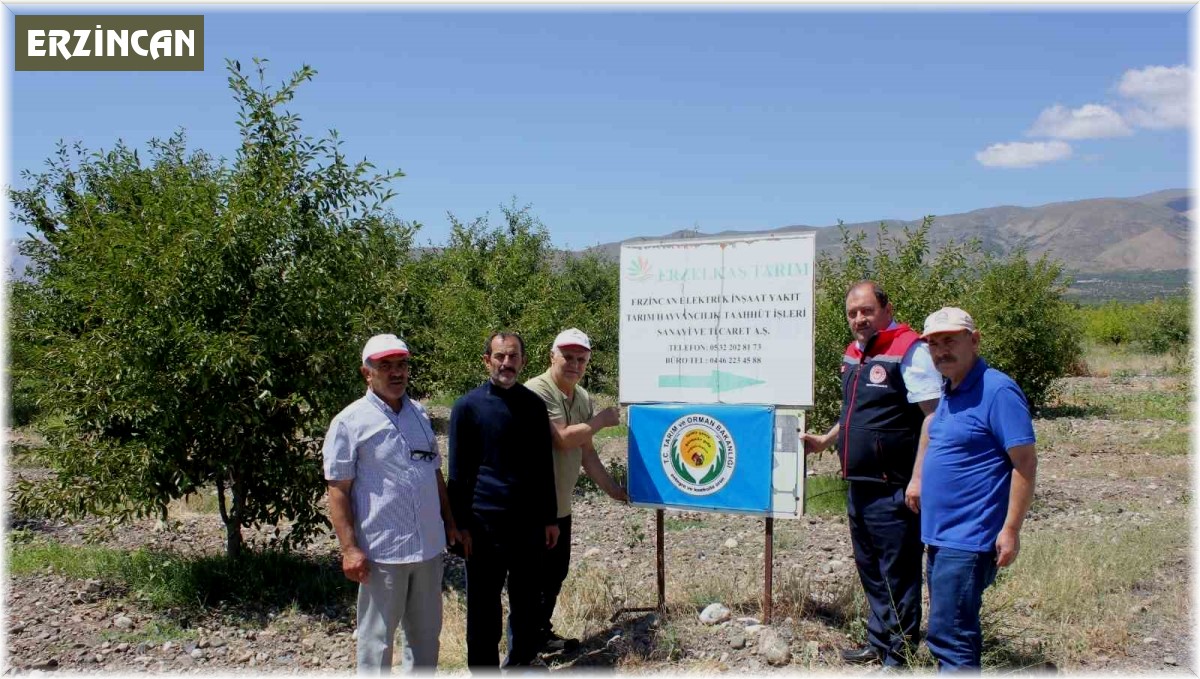 Erzincan'da bahçelere mavi bayrak