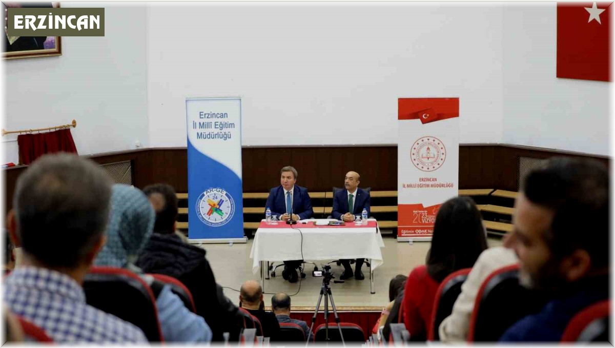 Erzincan'da eğitim öğretim faaliyetleri üzerine istişarelerde bulundu