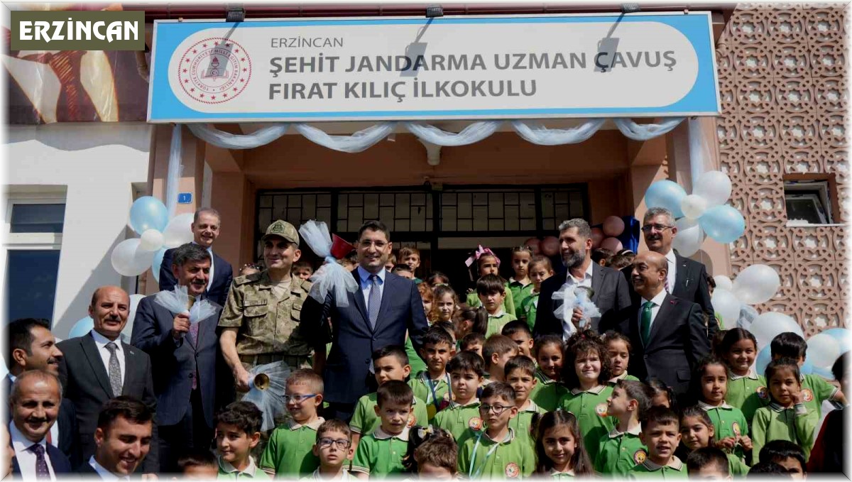 Erzincan'da ilk ders zili çaldı