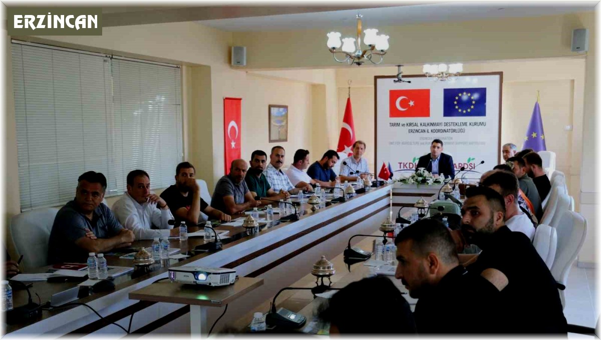 Erzincan Toplu Sera Bölgesi alt kullanıcıları ile toplantı yapıldı