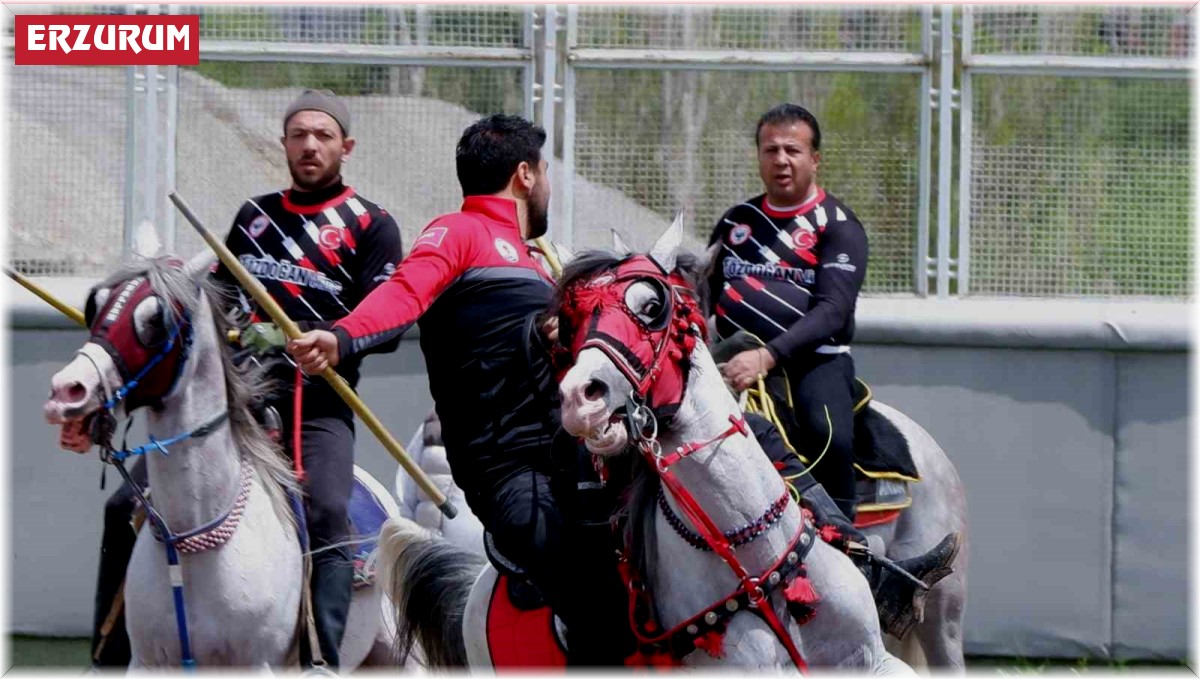 Erzurum'da cirit heyecanı