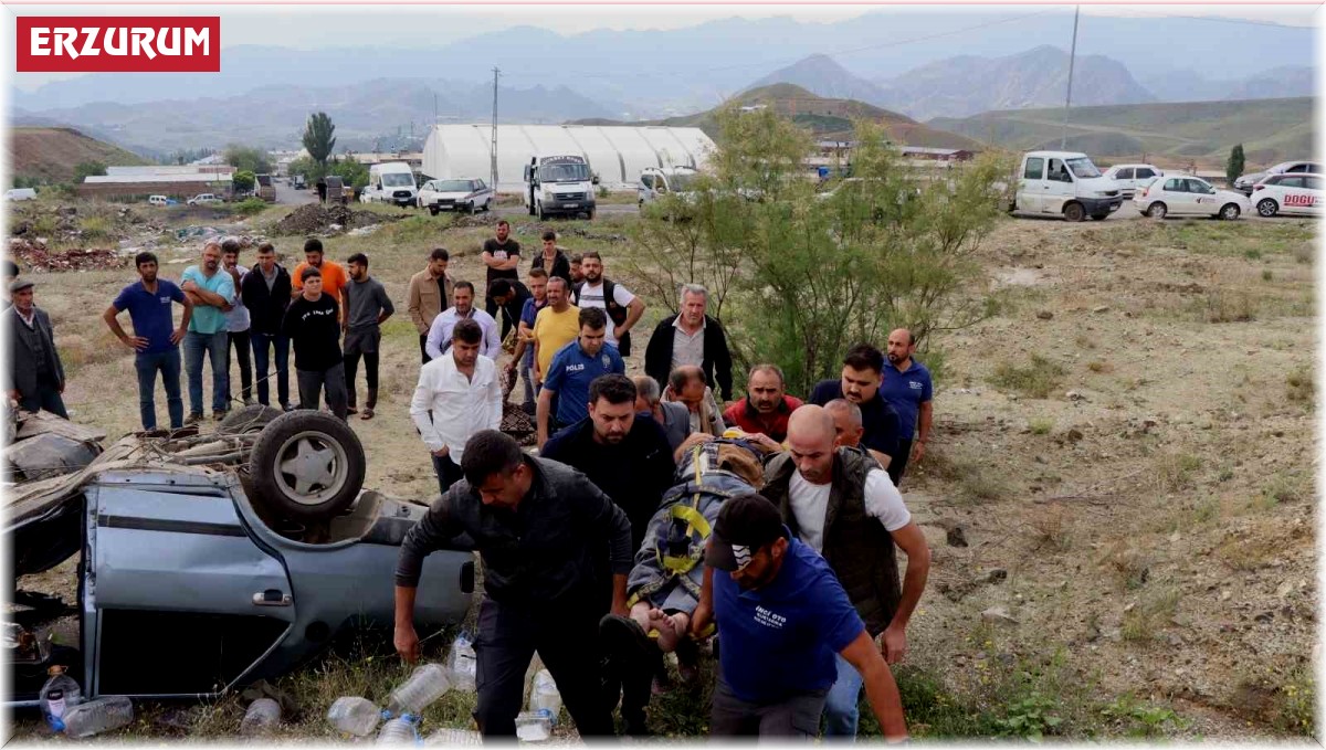 Erzurum'da trafik kazası: 3 yaralı