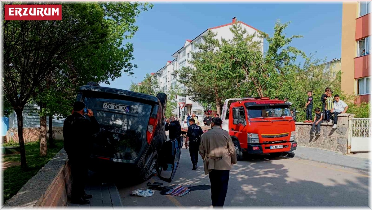 Erzurum'da trafik kazası: 6 yaralı