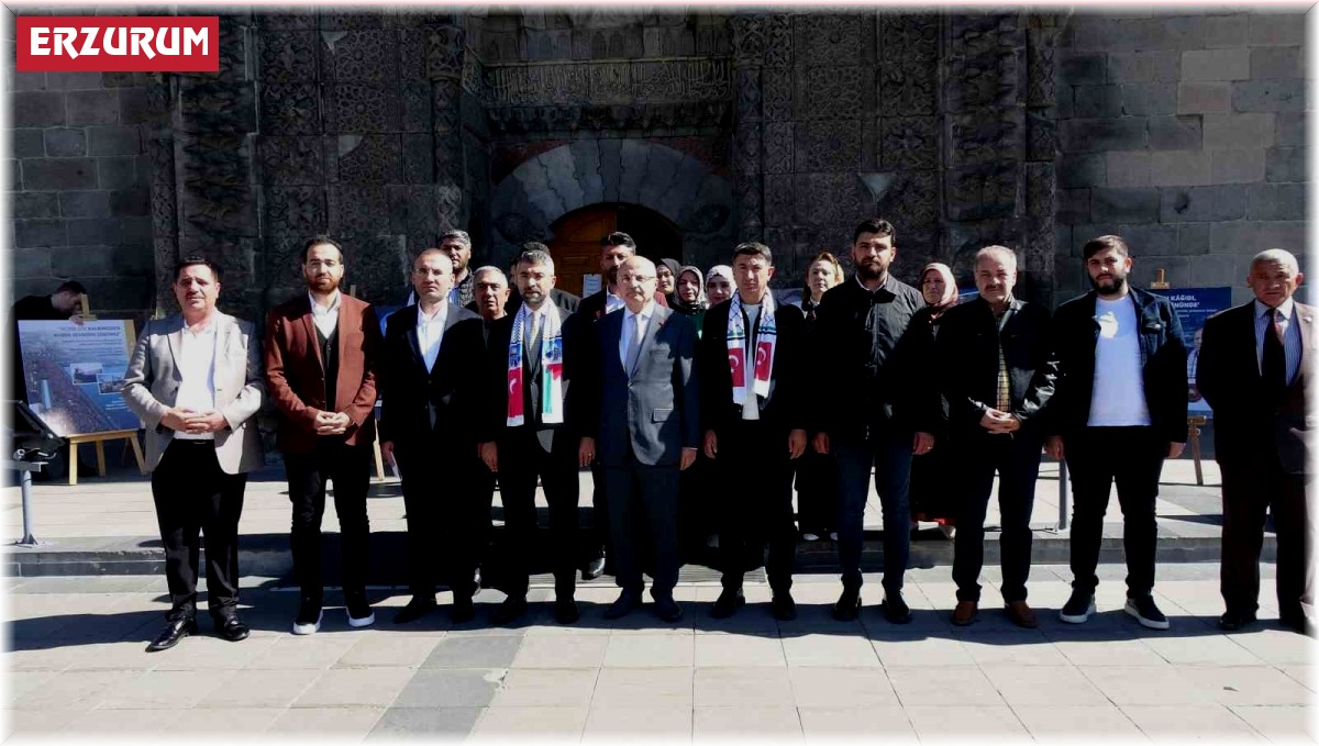 Erzurum'dan İsrail'e tepki