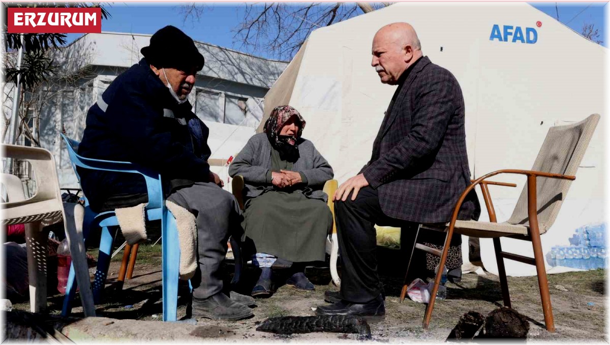 Erzurum felaket bölgesine adeta can simidi oldu