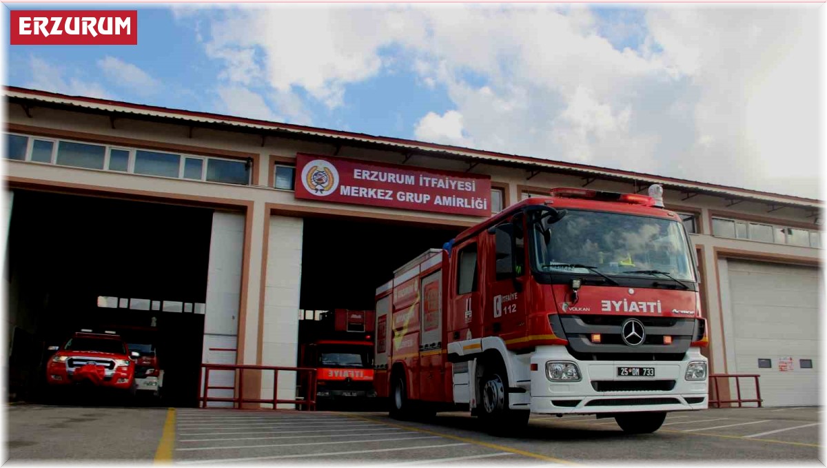 Erzurum İtfaiyesi 10 ayda 2 bin 274 olaya gitti