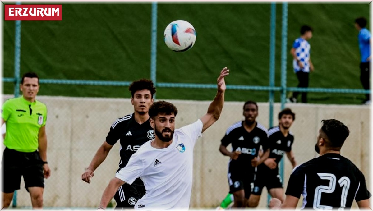 Erzurumspor ilk hazırlık maçında berabere kaldı