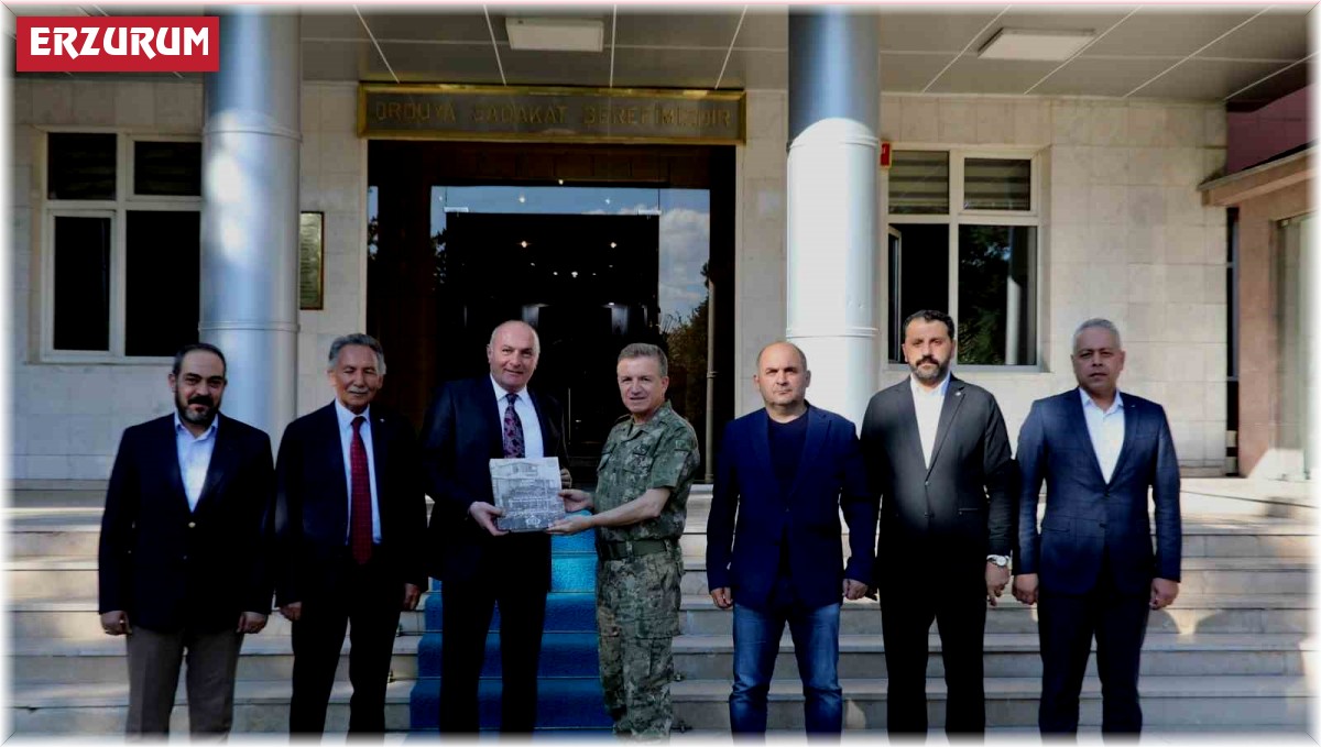 ETSO heyetinden 9. Kolordu Komutanı Tümgeneral Tuncay Altuğ'a hayırlı olsun ziyareti