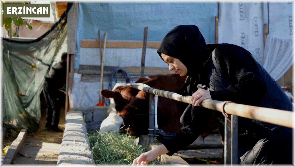 Gıda mühendisi 2 çocuk annesi devletten aldığı destek ile genç yaşta besici oldu