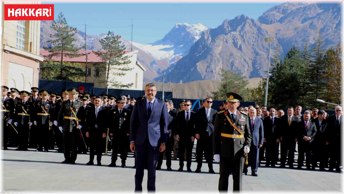 Hakkari'de Cumhuriyetin 101. yıl dönümü kutlamaları