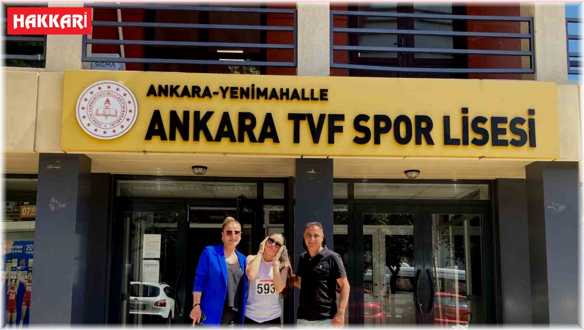 Hakkari'de ilk defa bir öğrenci Ankara TVF Spor Lisesine yerleşti