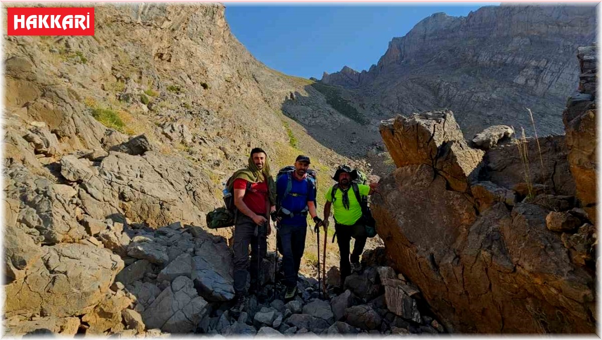 Hakkari'de intiharlara dikkat çekmek için Sümbül Dağı'na tırmandılar