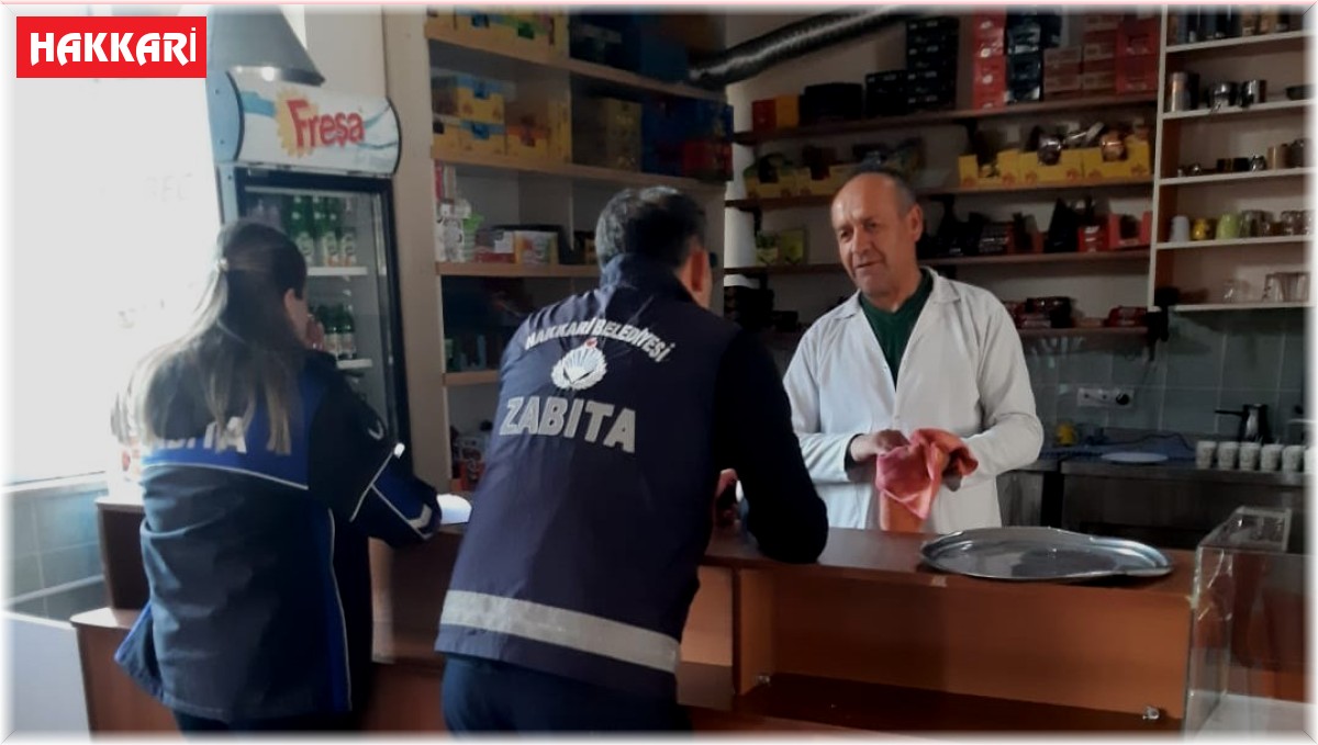 Hakkari'deki kantinlere sıkı denetim