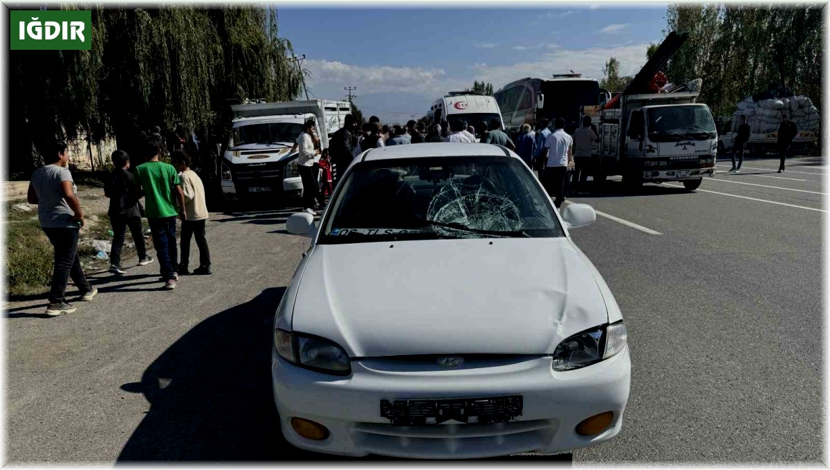 Iğdır'da feci kaza: 1 yaralı