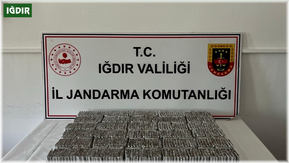 Iğdır'da tütün kaçakçılığına geçit yok: 1 şüpheli yakalandı