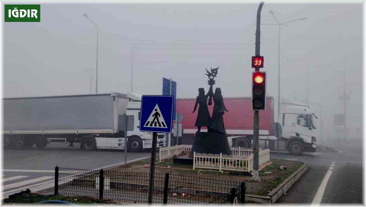 Iğdır'da yoğun sis etkili oluyor