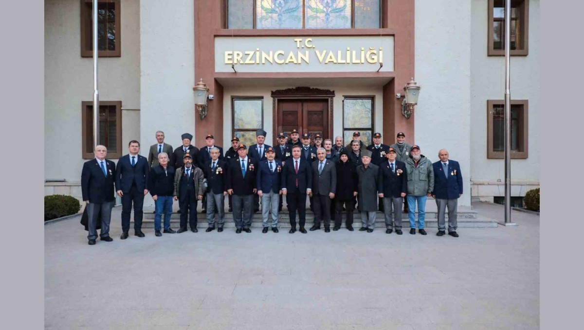 Kahraman gaziler Erzincan'da misafir edildi