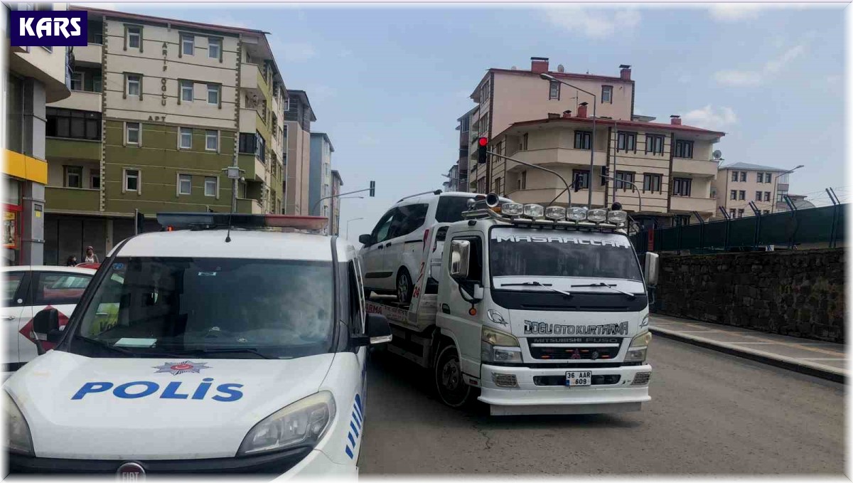 Kars'ta trafik kazası: 1 yaralı