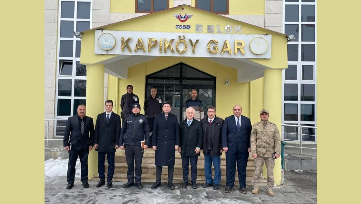 Kaymakam Gürdal Kapıköy Gar Şefliğinde incelemelerde bulundu