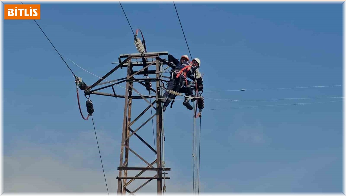 Kış öncesi enerji nakil hatlarında bakım ve onarım çalışması