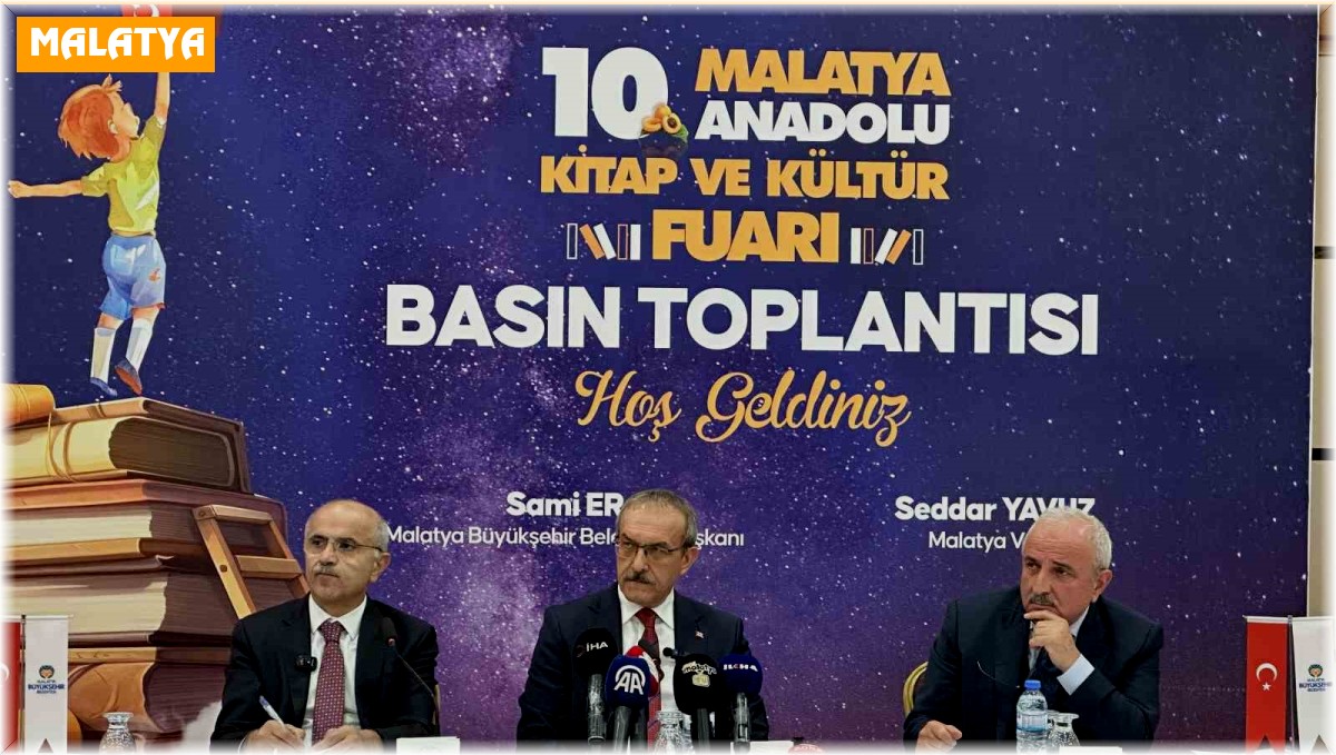 Malatya Anadolu Kitap ve Kültür Fuarı 10. yılında yeniden başlıyor