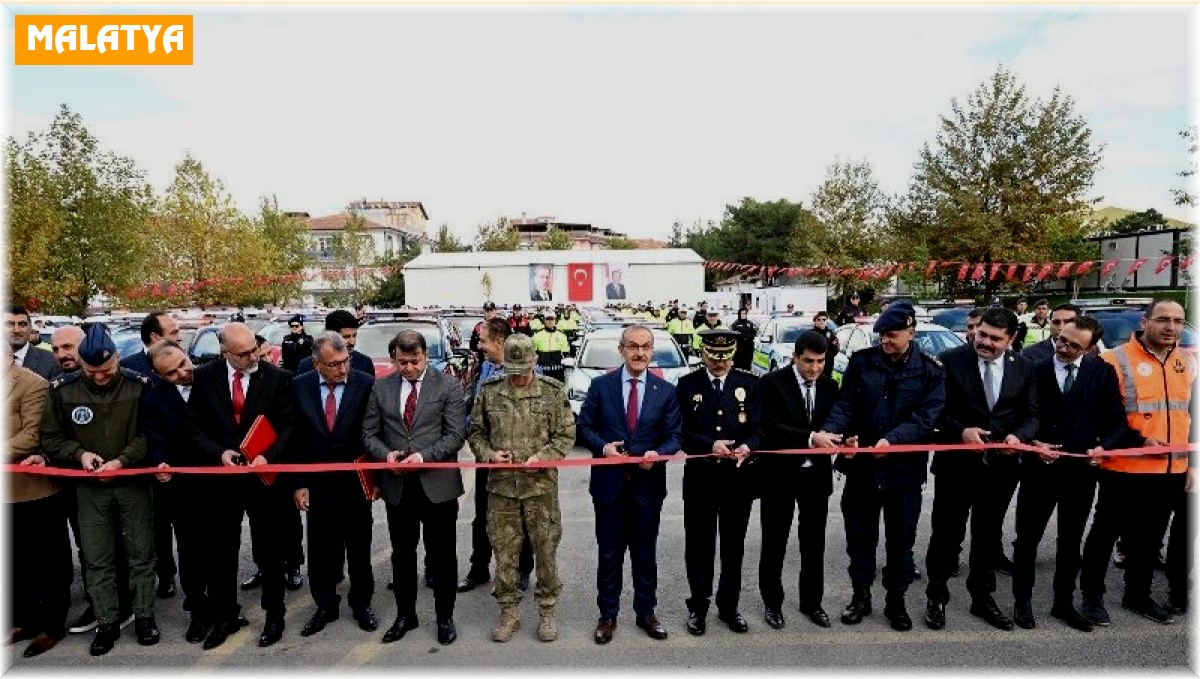 Malatya'da Emniyet ve Jandarmaya araç takviyesi