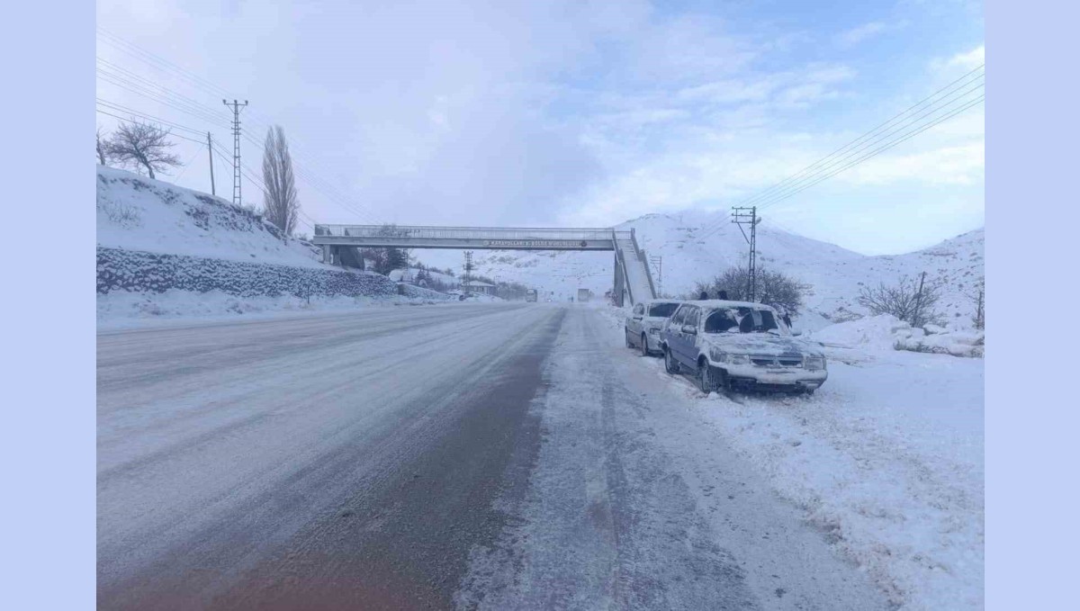 Malatya'da kar yağışı hayatı olumsuz etkiliyor