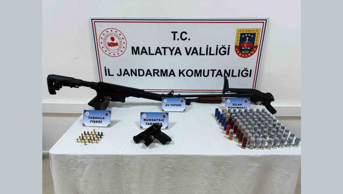 Malatya'da silah ve mühimmat kaçakçılığı operasyonu