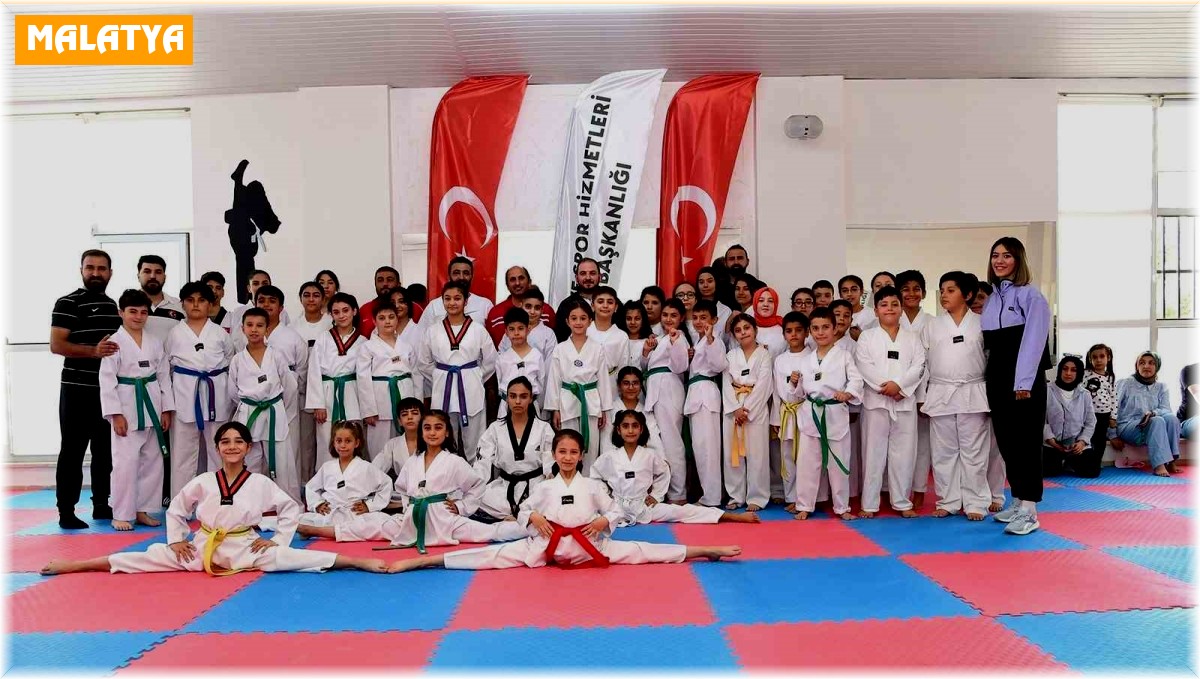 Malatya'da Taekwondo 3. Dönem Kuşak Sınavı gerçekleşti