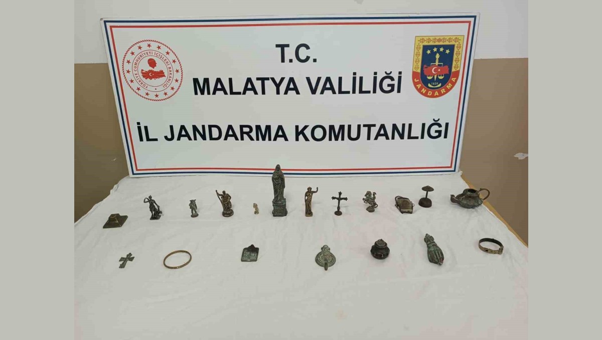 Malatya'da tarihi eser operasyonu: 1 gözaltı