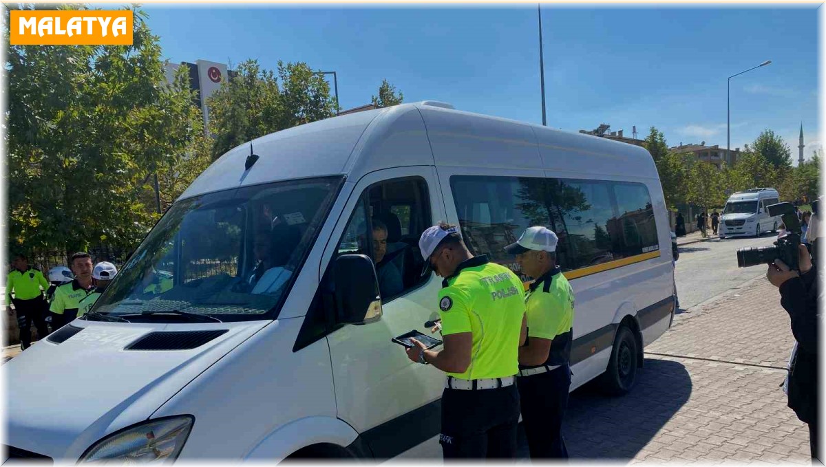 Malatya'da trafik güvenliğini artırmak için kapsamlı denetimler yapıldı