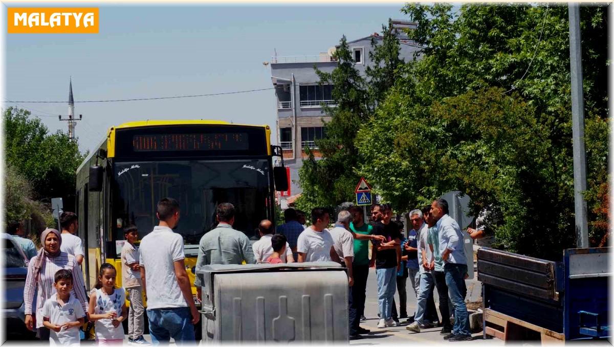 Malatyalılardan Büyükşehir Belediyesine otobüs tepkisi