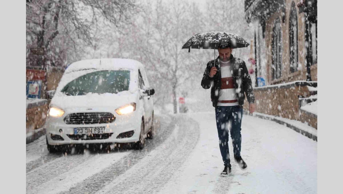 Meteorolojiden Elazığ için kuvvetli kar yağışı uyarısı