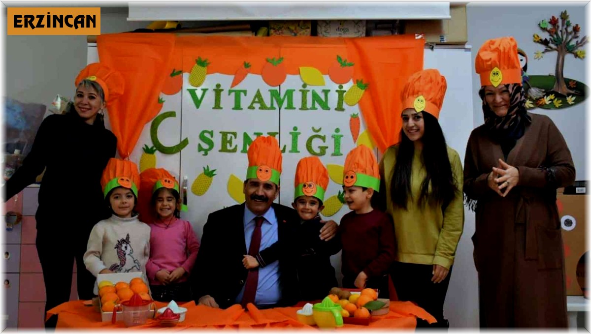 Minik öğrencilere sağlıklı yaşam için "C Vitamini Şenliği"